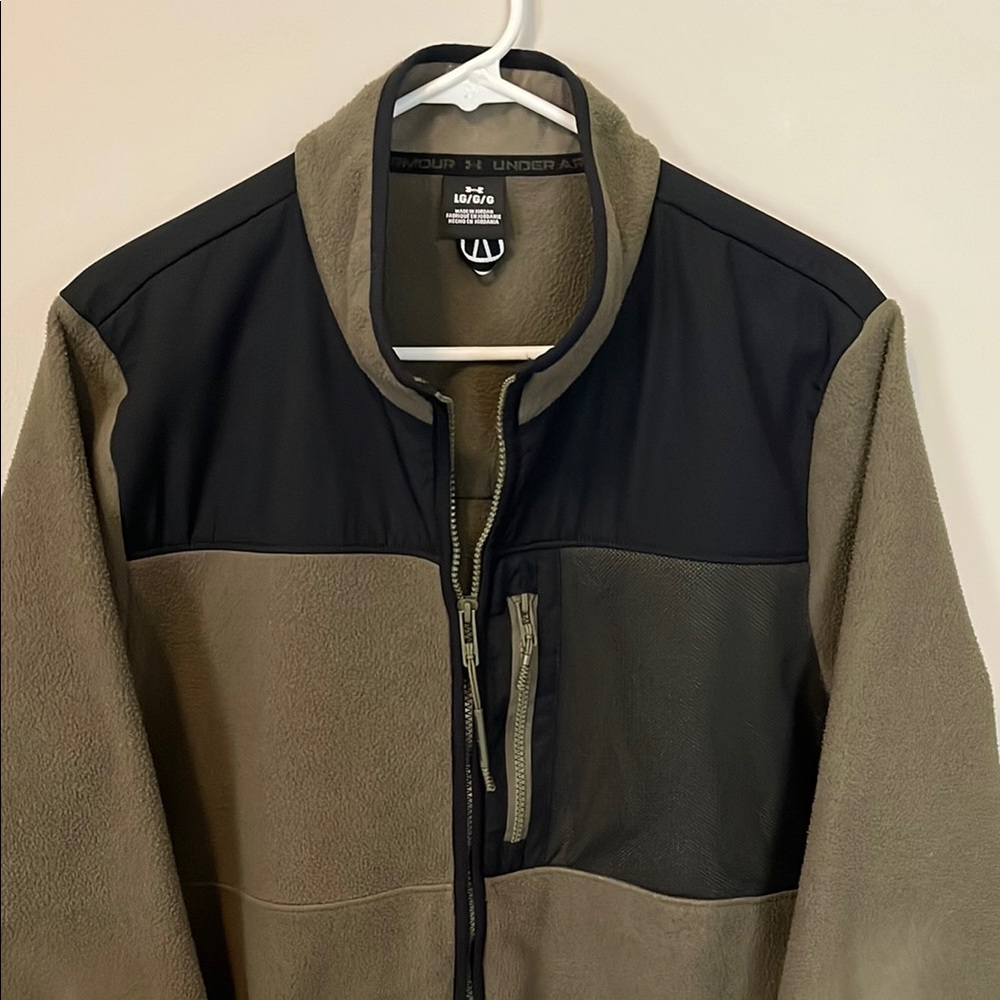 Under Armour Black and Green Jacket
